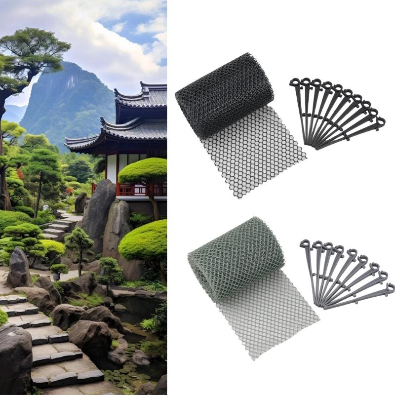 Heavy Duty Plastic Gutter Guard Netting Prevents Clogging In Roof Gutters With Easy Installation For Rainwater Drainage