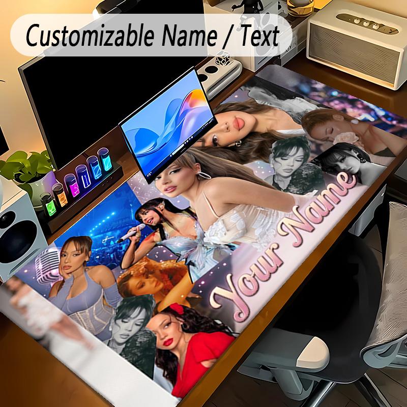 Large Mouse PadAyliva Custom Name Text Personalized Desk Mat Non Slip Gaming Pad