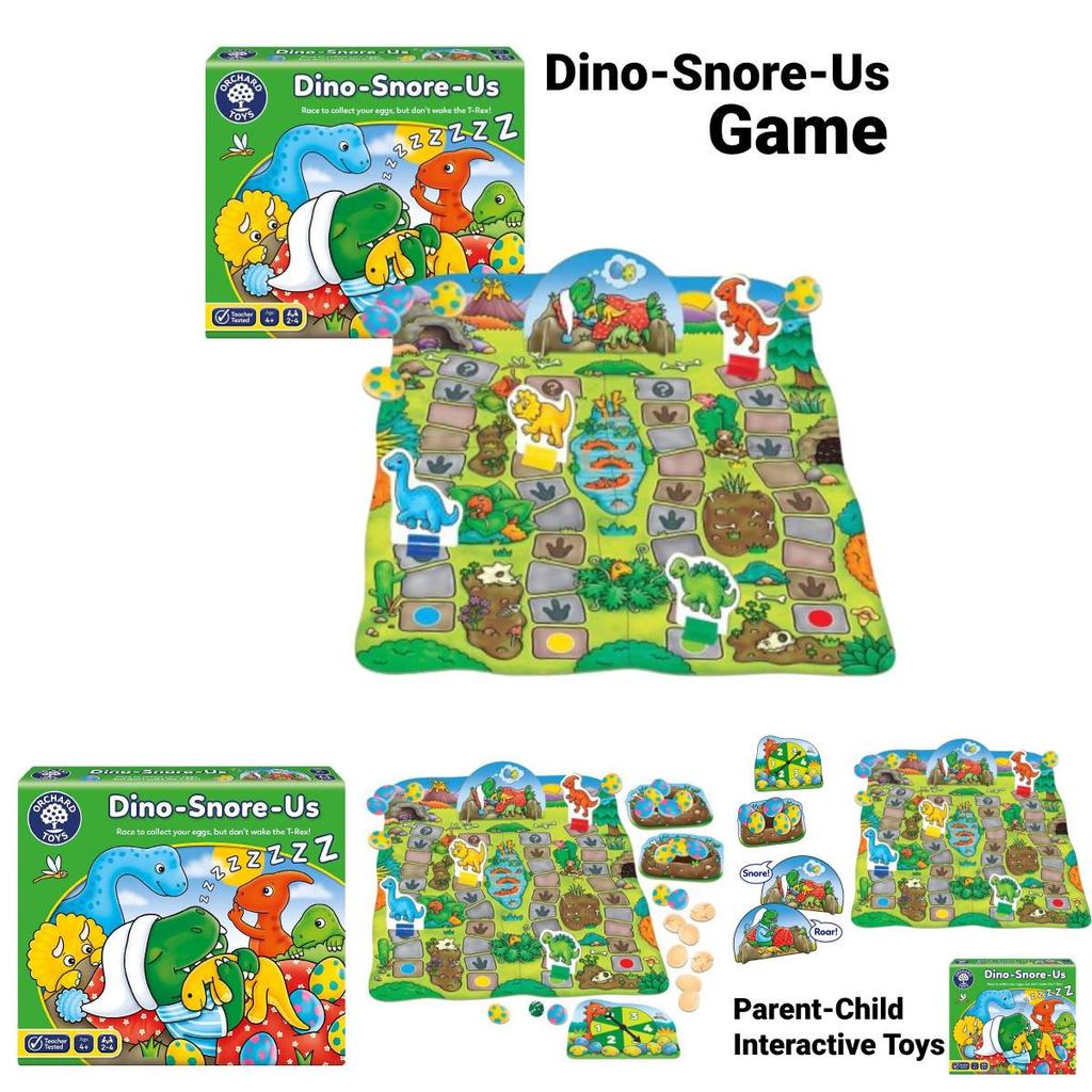 Orchard Toys Dinozaur Chrapanie Rozbijanie Planszowa Gra Edukacyjna dla Dzieci