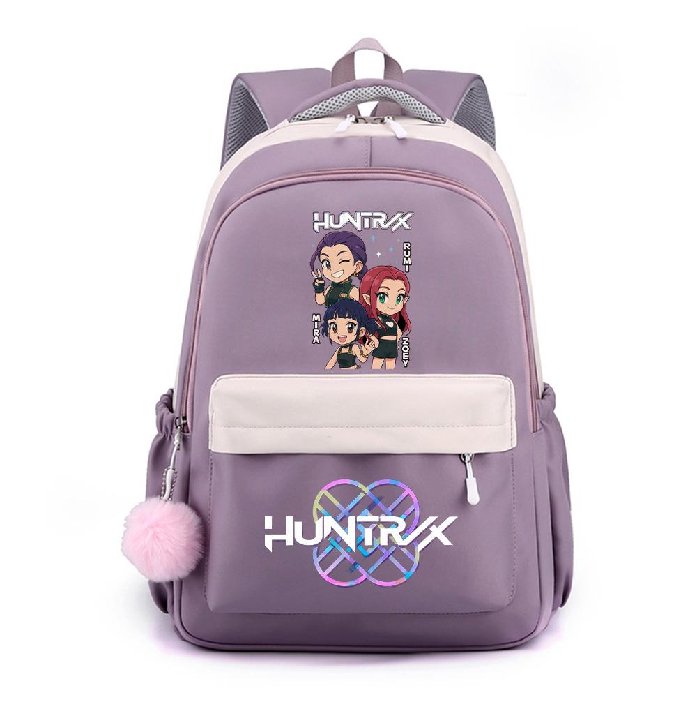 Niedlicher Cartoon K-Pop bedruckter Rucksack für Teenager Schüler Mädchen Junge Schultasche Buchtasche Kindergeschenk Damen Große Kapazität Wasserdichte Reisetasche Rucksack