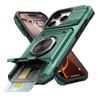 Heavy Duty Drop Shockproof Rotated Ring Kickstand Phone Cases For iPhone 17 16 14 13 15 Pro Max Plus Air Magnetic Wallet Cover