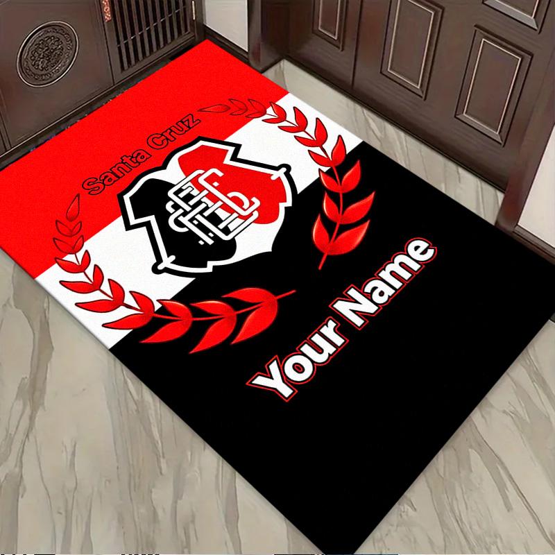 Name Custom Santa Cruz Carpet Rug for Living Room Bedroom Home Sofa Decoration,Kids play Non-slip Floor Mat