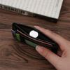 Men’s Carbon Fiber Card Holder Wallet RFID Blocking Slim Front Pocket Wallet Credit Card Holder with ID Window Minimalist Wallet