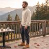 Sudadera de Talla Grande para Hombre Ajuste Holgado Manga Larga Informal Pullover para Otoño Invierno