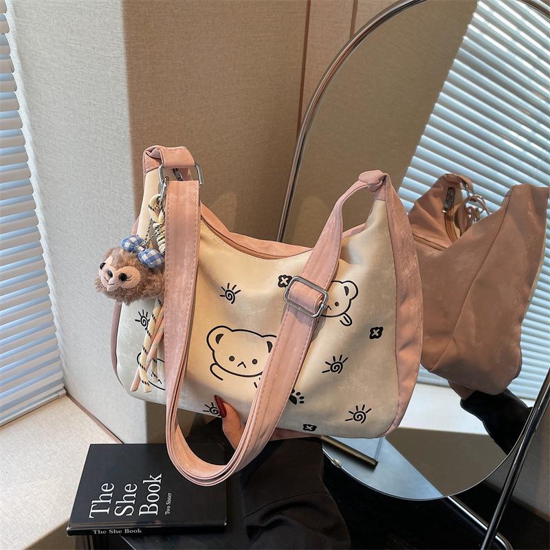 Large-capacity Bag Women's Summer Versatile New Simple Niche Shoulder Messenger Bag Commuter Dumpling Bag