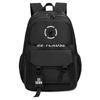 Contrast Color Student Schoolbag Men's Backpack Large Capacity Travel Backpack