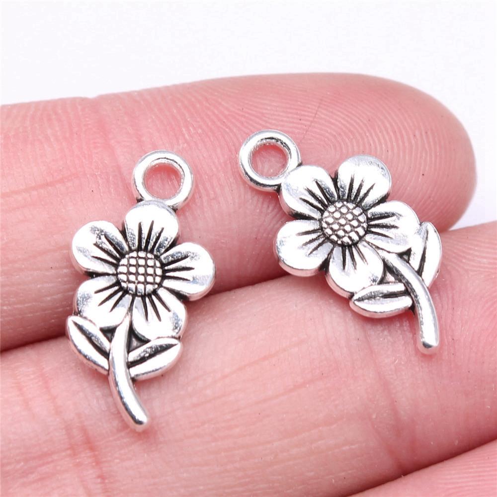 Rose Lotus Charms Pendant Boys Jewellery Bulk Cool Things