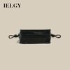 IELGY Exquisite Pleated Crossbody Bag with Adjustable Drawstring