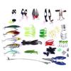 Box110 Combo 110pcs/box Artificial Hard Soft Baits Kit Minnow Popper Pencil Crankbait VIB Spinner Fishing Lures Set