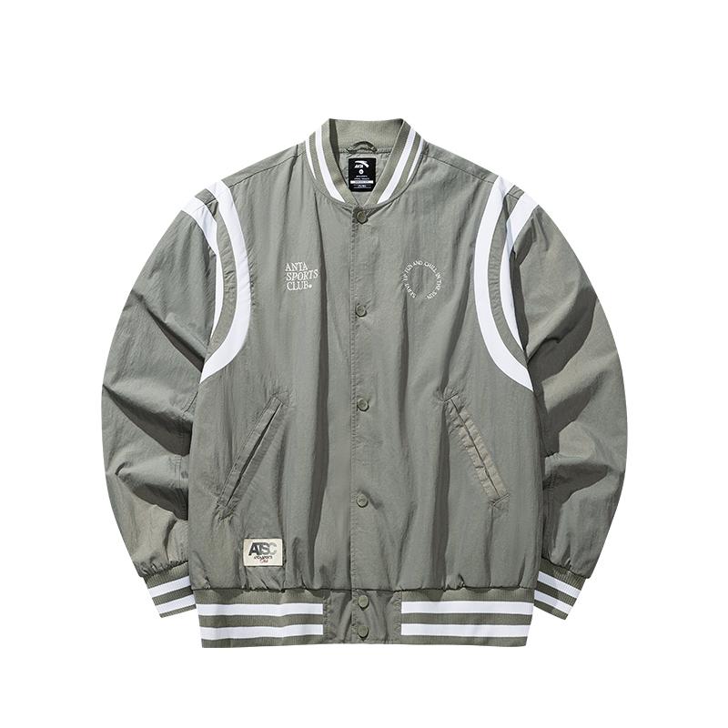 ANTA Jackets Men s Mocha Coffee Baseball Collar Moderate Other 152538604-3 XL