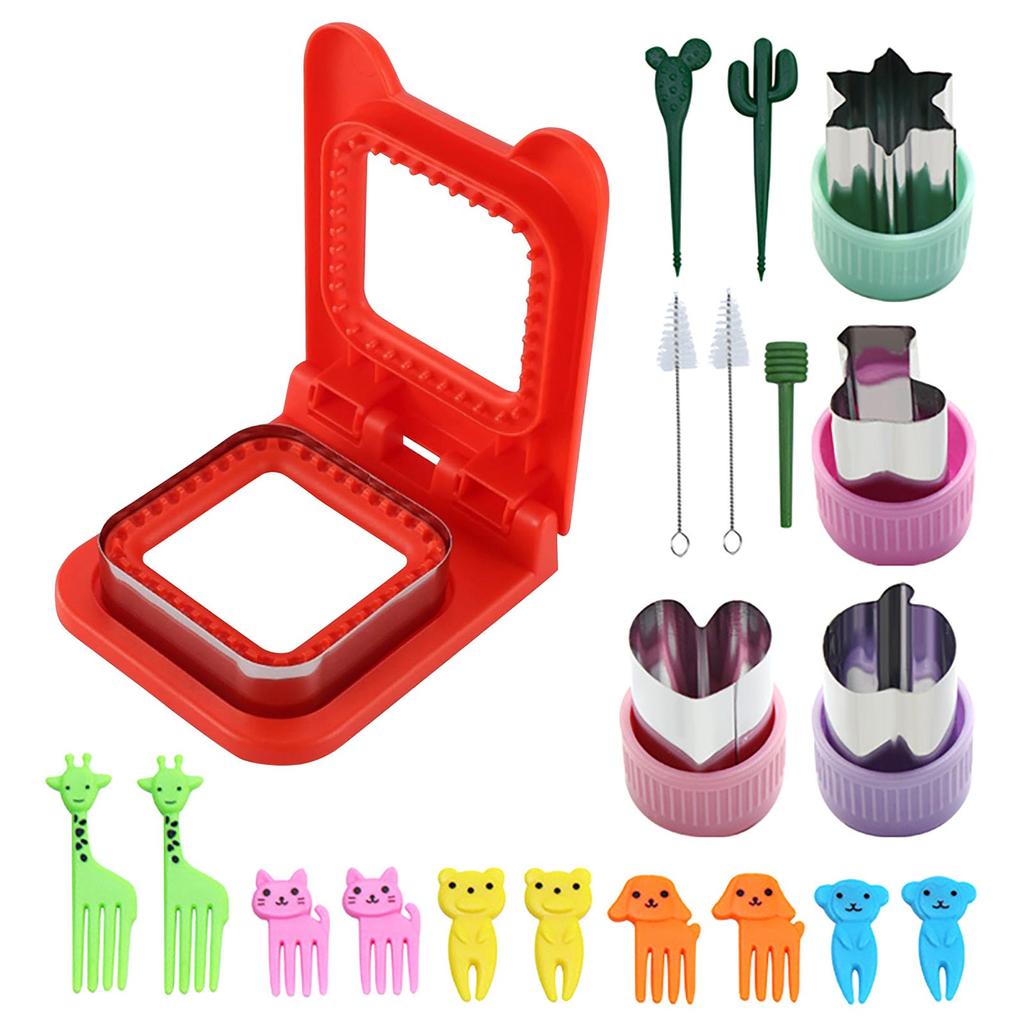 Products Sandwich Cutter And Sealer Set, Square Cutter And Sealer DIY , Bread, Sandwich Cutter And Sealer For Children's Breakfast