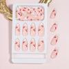 Valentine's Day Nail Press On Nail With Fruit Designs French Style Fashionable Stick On Nail for Parties and Daily Wear