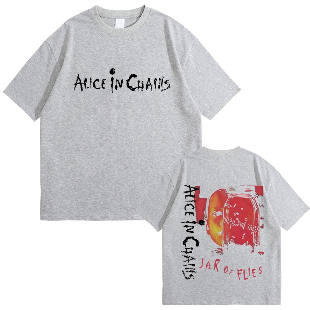 Rock Band Alice In Chains Jar of Flies Album Tshirt Summer Men Women Vintage Casual Cotton T Shirts Unisex Fashion Streetwear