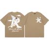 ZYLLO  Y2K Cotton T-Shirt Harajuku Letter Print Oversized Punk Tee Hip Hop Streetwear Short Sleeve Clothes