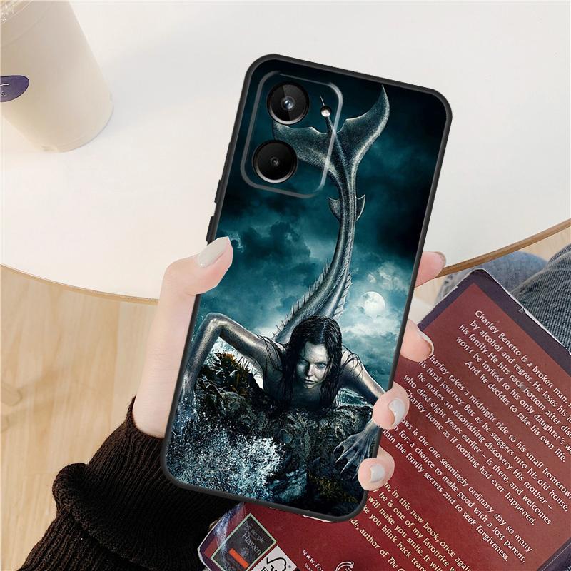 Mermaid Case For Realme C55 C75 C67 C61 C53 C51 C21Y C25S 10 11 12 13 14 Pro Plus GT 6T 6 5 GT7 Pro
