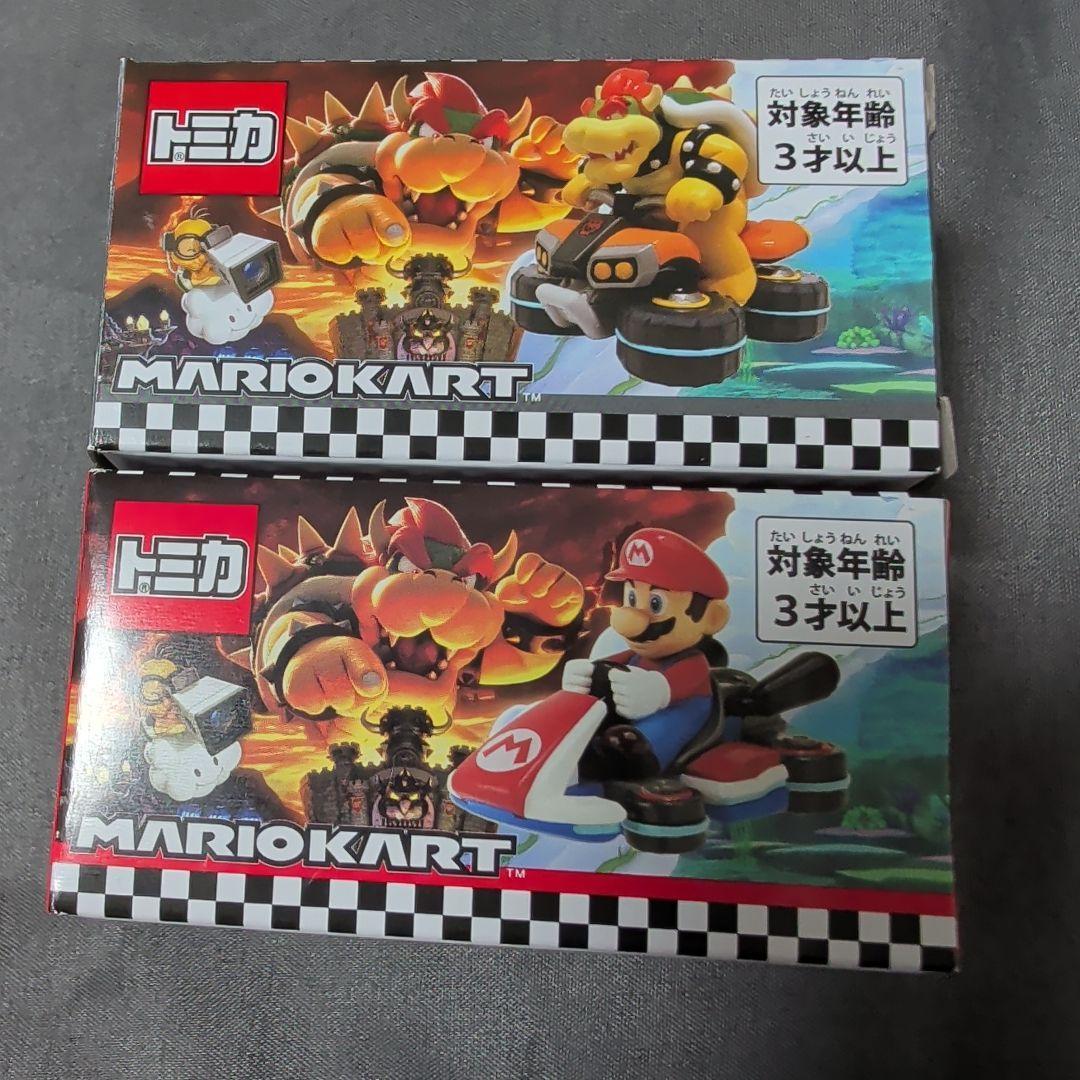 Used Tomica Mario Kart Mario Bowser Set of 2
