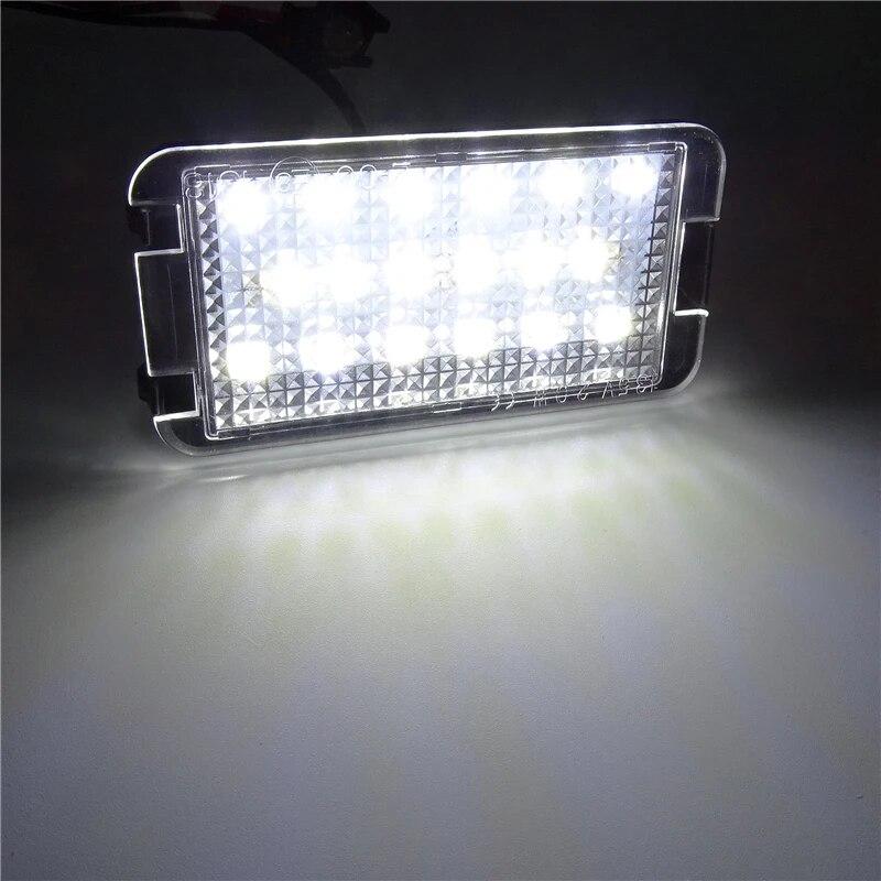 2Pcs For Seat Ibiza 6L Ab For Seat Altea CORDOBA/LEON/Toledo III 2004-2009 LED Tail Number License Plate Lights Lamps Error Free