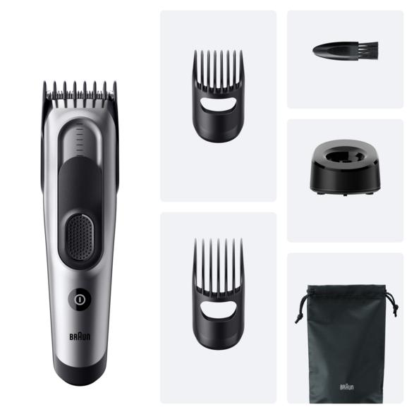 Braun hc7590 silver-gray hair clipper