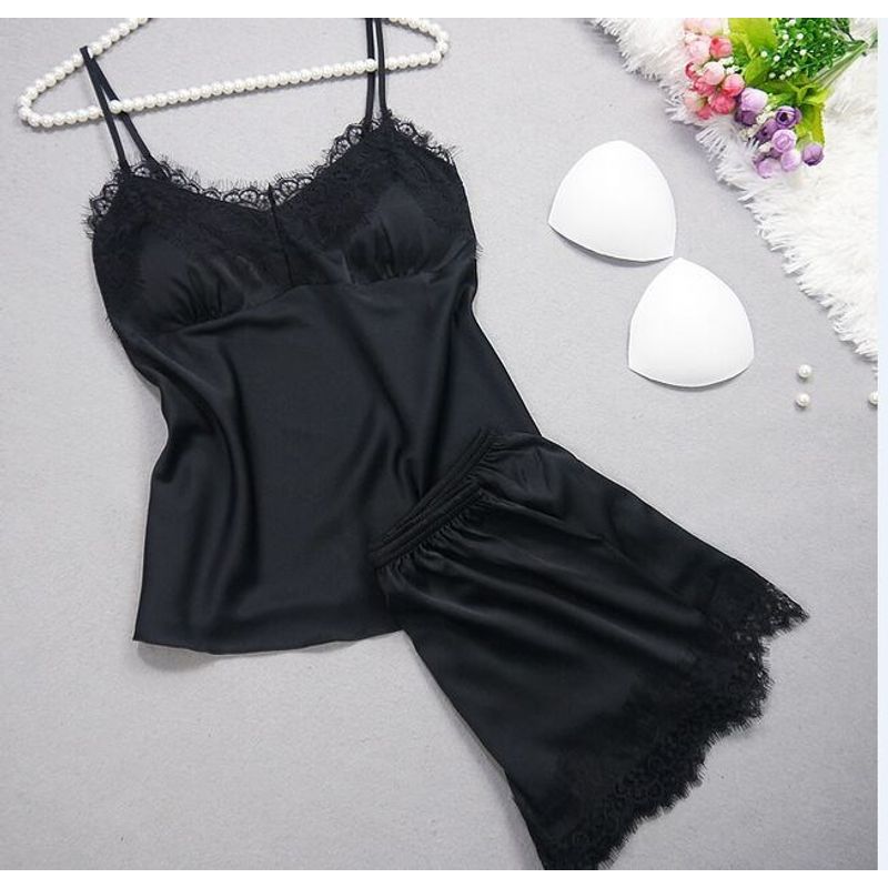 Sexy Suspenders Shorts Pajamas Homewear Nightdress