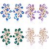 Geometric Alloy Earrings For Women With Symmetrical Design And Fall Fashion Trend
