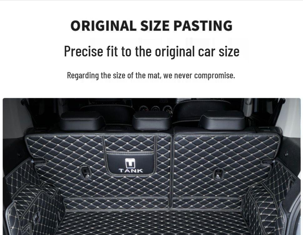 Tank 300 Full Coverage Trunk Mat: Custom Mat for Great Wall Wey Model.