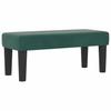 Box Spring Bed with Pillow Dark Green 200 x 80 cm Velvet