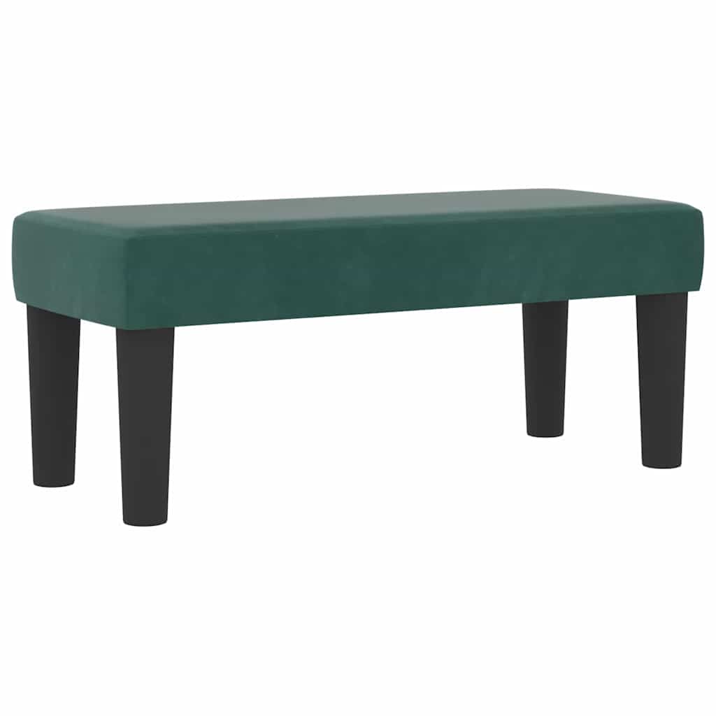 Box Spring Bed with Pillow Dark Green 200 x 80 cm Velvet