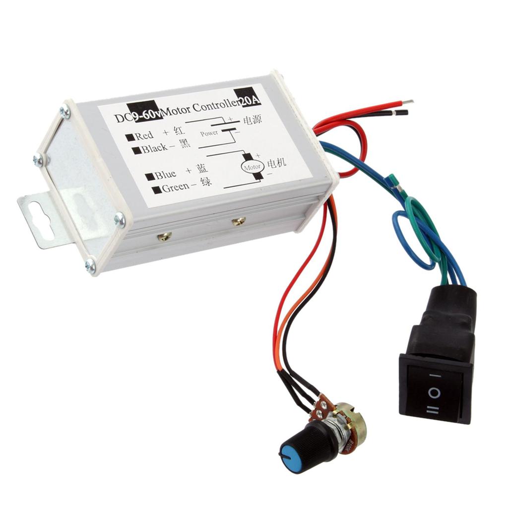 DC SoftStart Reversible Motordrehzahlregelung PWM-Controller 12V 24V 36V 48V