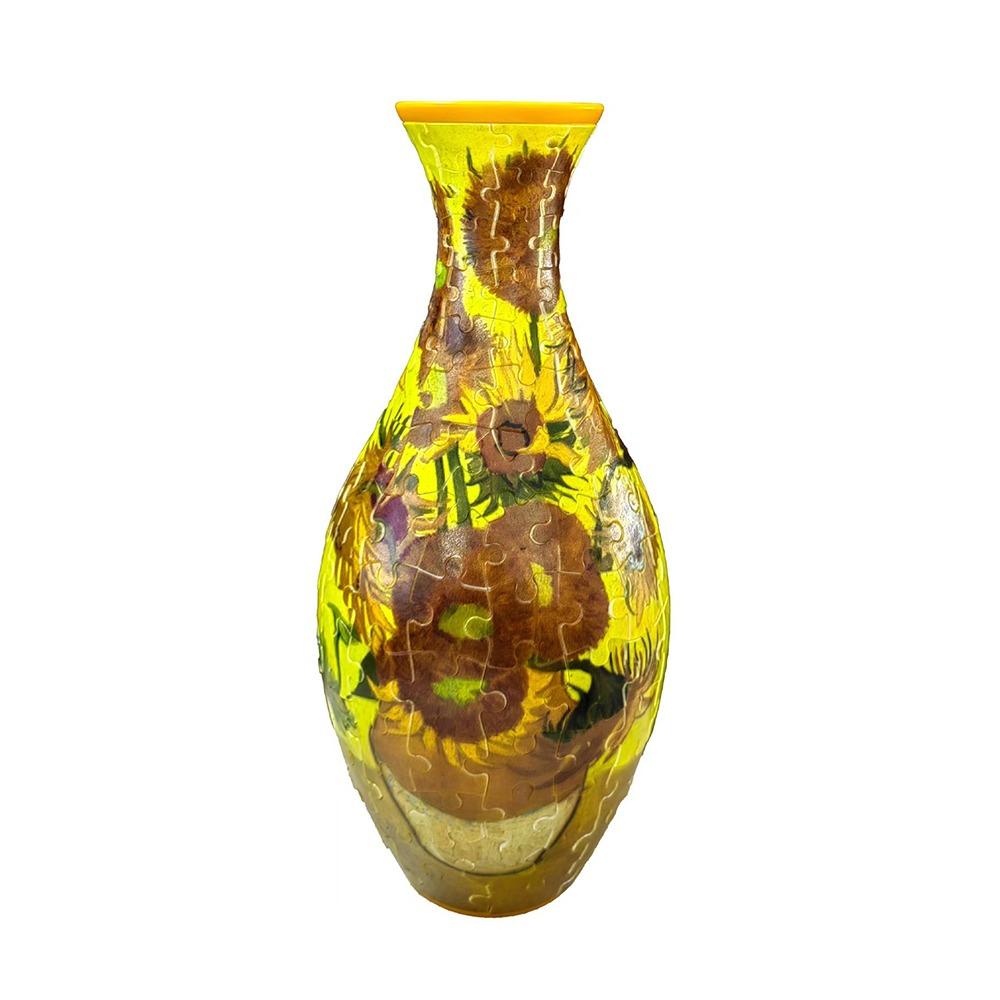 DIY Arts 3D Puzzlef Flower Vase 160 Curved Plastic Puzzle Home Ornaments for Home Decoration