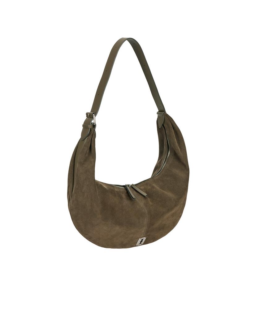 Vunque Halfmoon Baggy Suede Hobo L (Halfmoon Baggy Suede Hobo Large) Musk Khaki