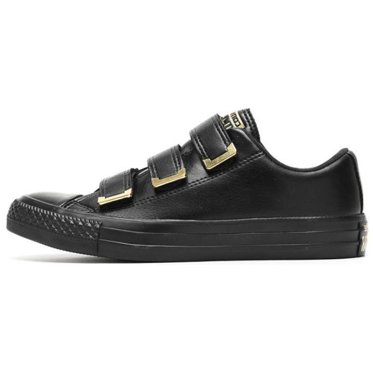 Converse All Star Ctas 3V Ox Черное Золото Женские 559906C 36