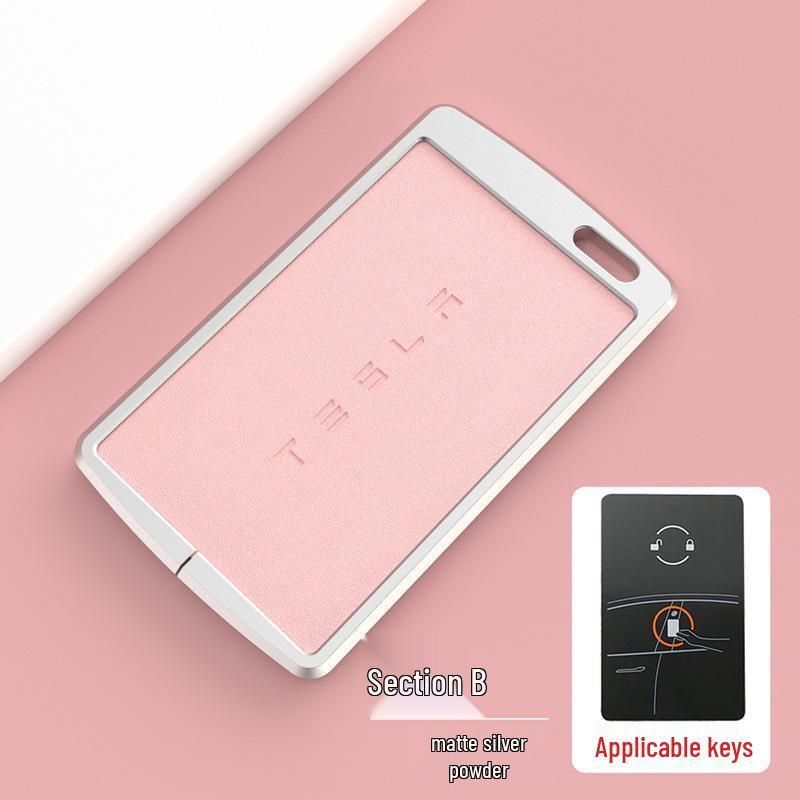 Tesla Key Card Case for Model 3/Y/X/S - Premium Protective Shell with Metal Buckle for Men & Women
