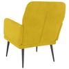 Yellow Armchair 62 x 79 x 79 cm Velvet