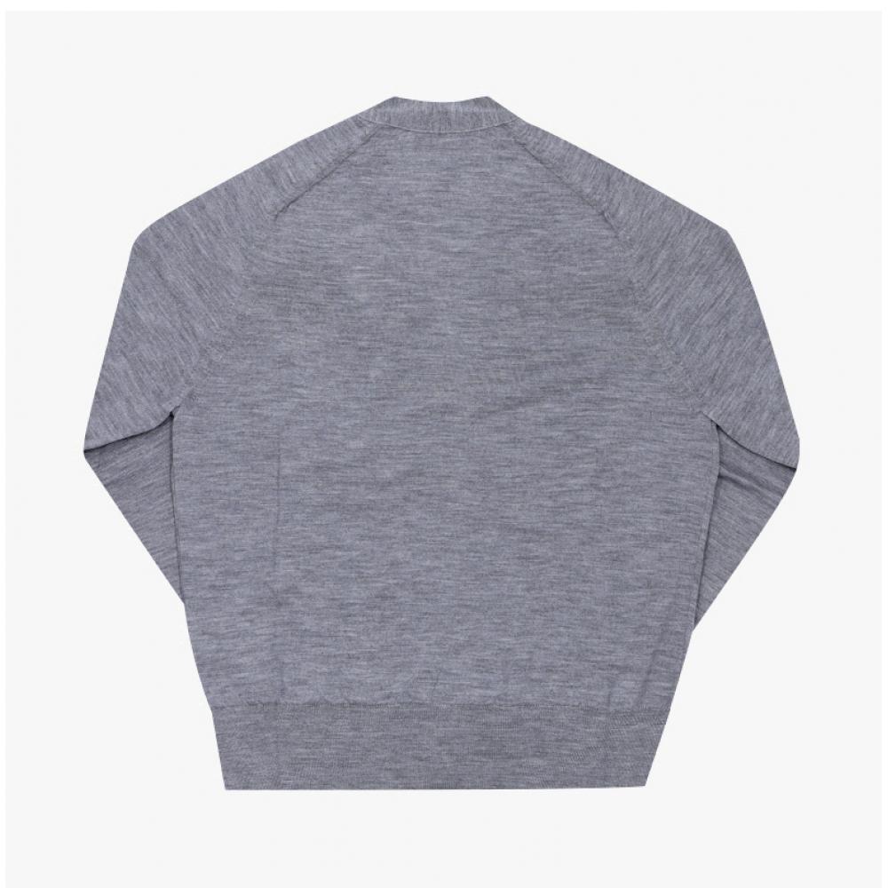 Ami Men S V Neck Cardigan Small Heart Logo Kn0039
