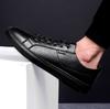 Leather Men Shoes Fashion Mens Sneakers Trend Casual Flats Italian Breathable Leisure Male Non-Slip Soft Footwear Rubber Shoes