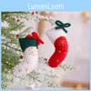 Decor Christmas Tree Sock Snowflake Scene Modern Minimalist Holiday Ornament Set