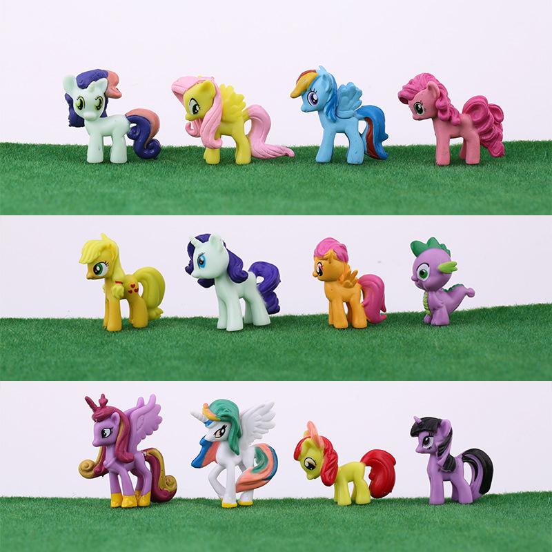 Latest My Small Pony Plush Playthings Twilight Sparkle Pinkie Pie Rarity Fluttershy Applejack Rainbow Dash Stuffed Doll Kid Xmas Present