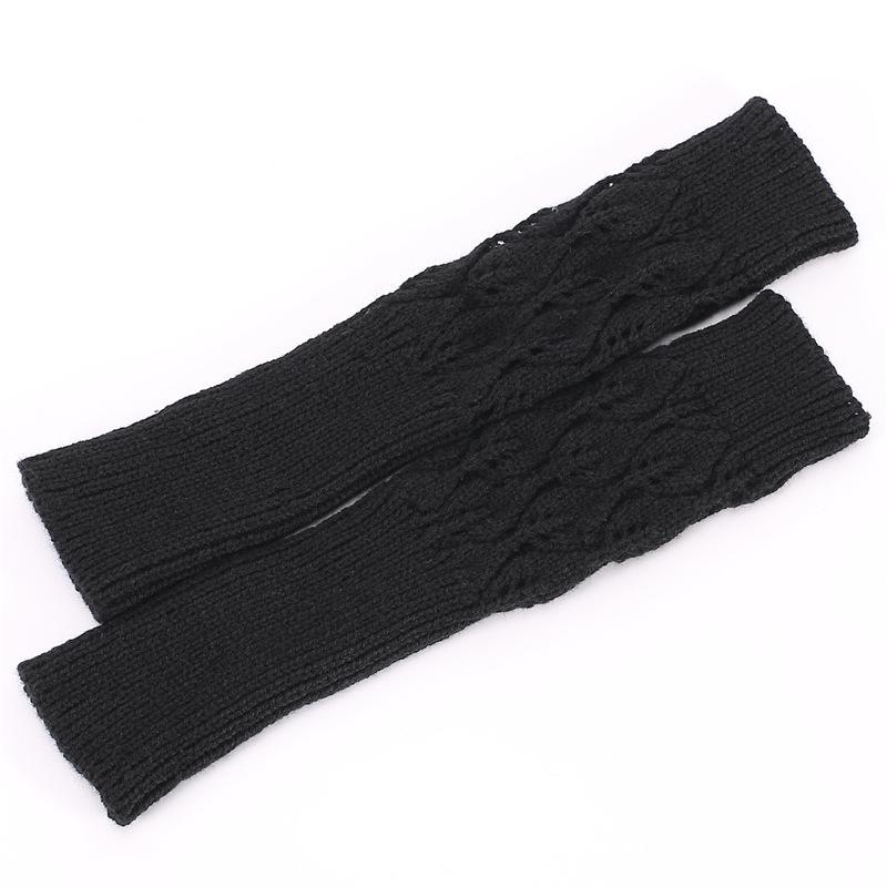 Botvotee Sleeves for Women Y2k Accessories Fingerless Gloves Arm Warmers Knit Winter Warm Long Sleeves Cute Hands Free Gloves