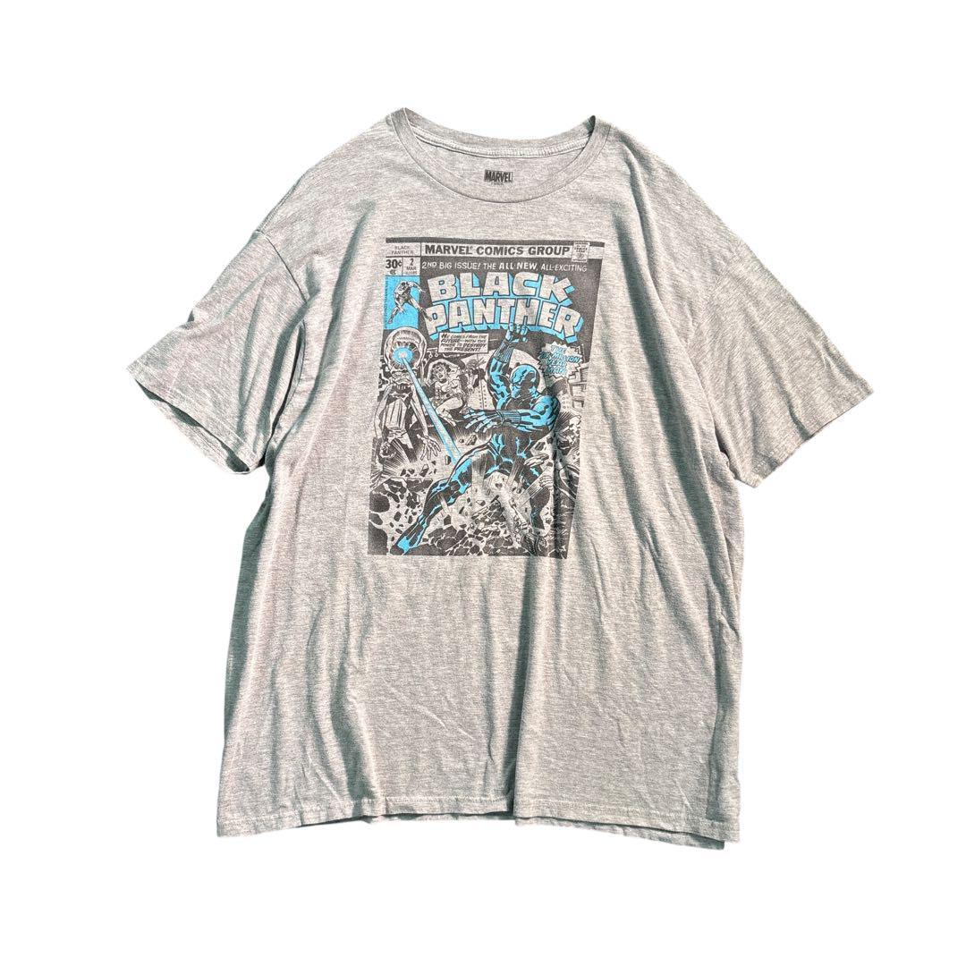 

[USED] 7TSM2MARVEL BLACK PANTHER T-shirt, used clothing
