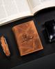 Men's Leather Wallet N4-CHM-DOG-1-BL-COGNAC