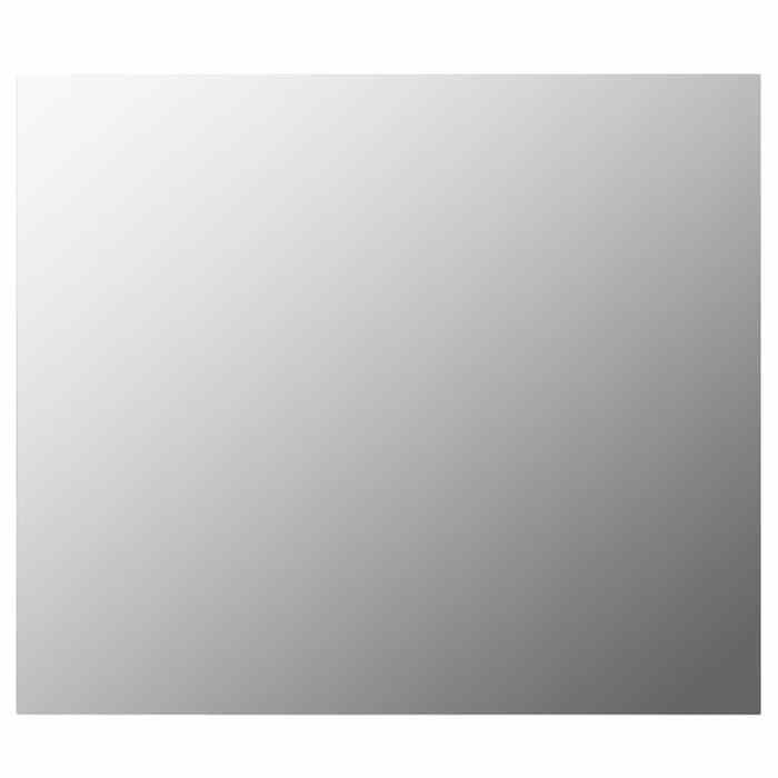 VidaXL Miroir sans Cadre Miroir Mural Rectangulaire Salon Salle de Bain Chambre Maison Intérieur Durable Réfléchissant 70x50 283645