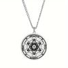 Archangel Metatron Cube Amulet Pendant Necklace