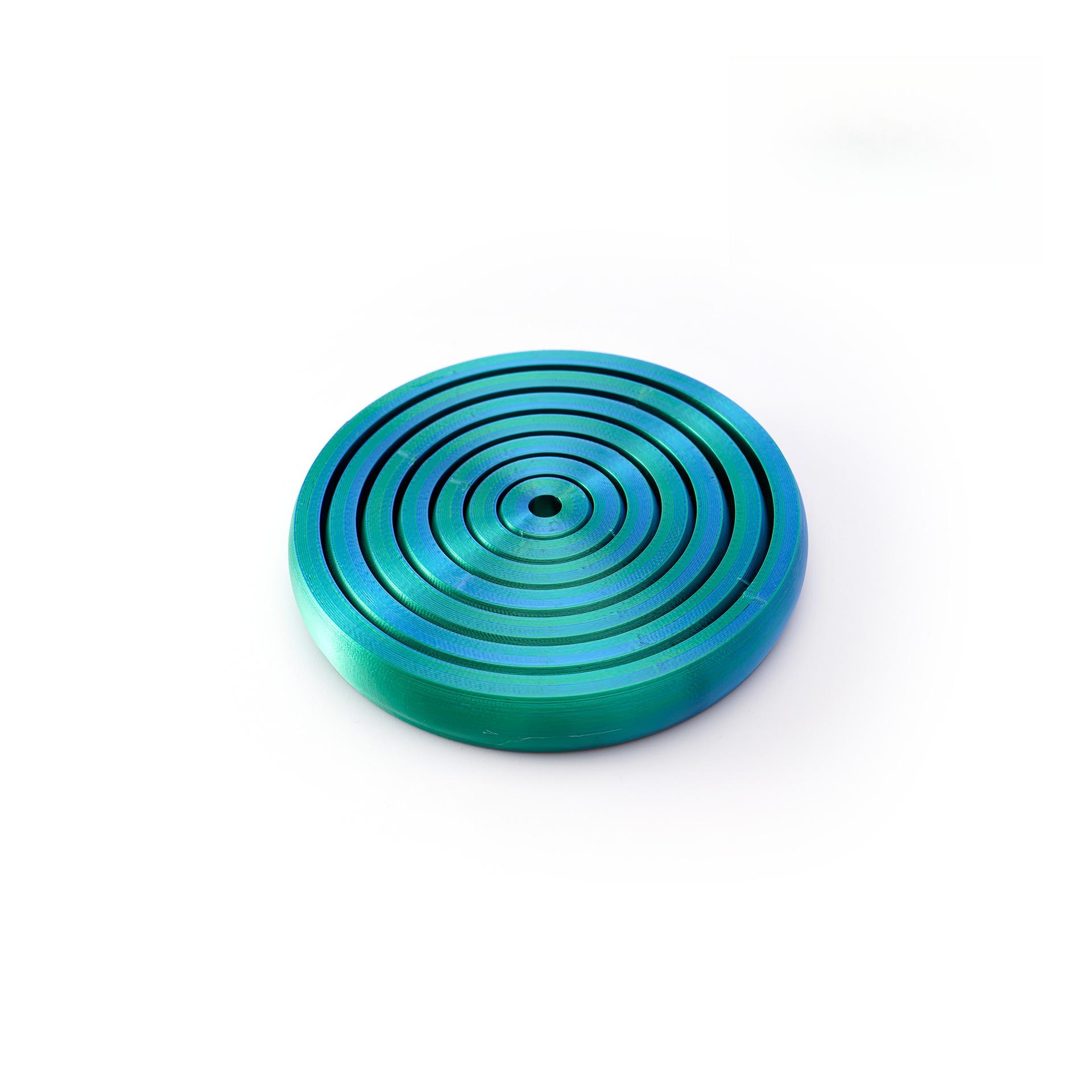 

3D Printed Interstellar Relaxation Disk Stress Ease Plaything Spiral Push Push Music Technological Table Gadgets Infinite Flip