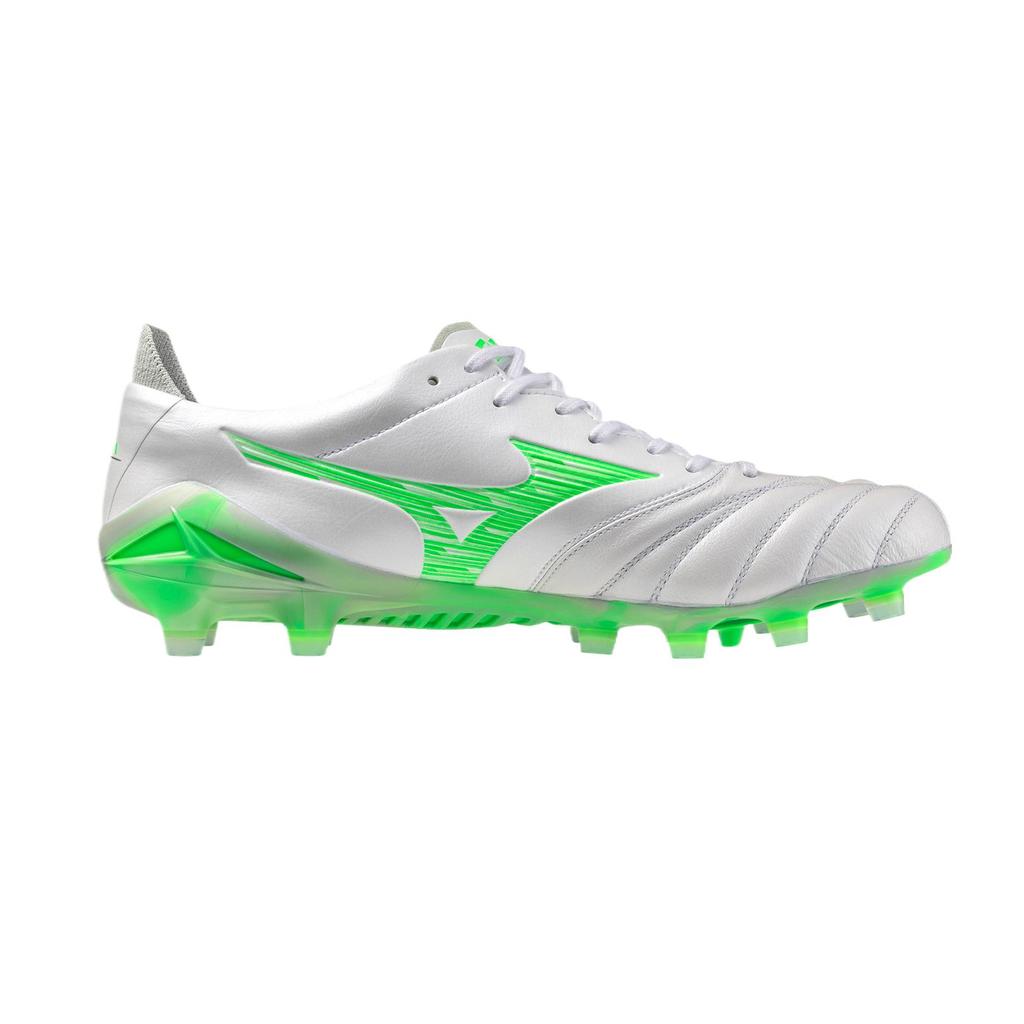 Mizuno Chuteiras de Futebol Masculinas Morelia Neo 4 Elite Moda Confortáveis Tendência Minimalista Prata P1GA253237