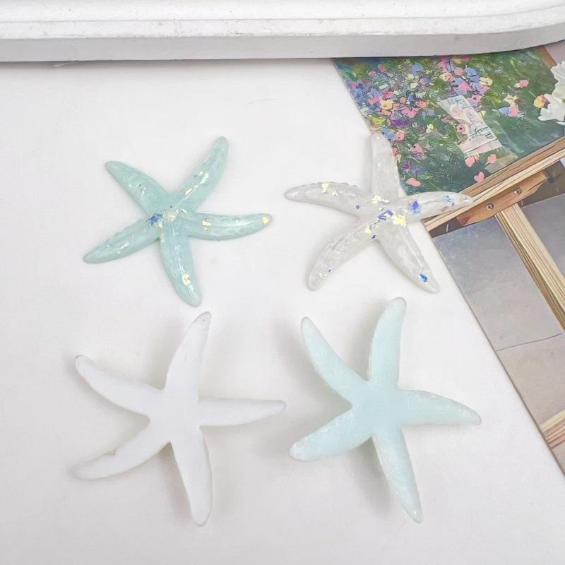 Gradient Starfish Resin DIY Accessories for Hair Clips, Phone Cases, Crocs & Shoelaces.