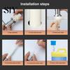 Press Type Soap Dispenser Stainless Steel Sink with 100CM Extension Tube Kitchen Corrosion-resistant Countertop Built-in Dishwashing Liquid Dispensing