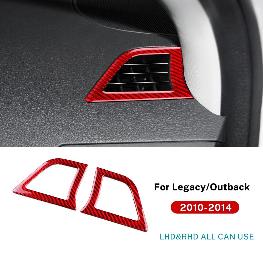 

Справжня м яка наклейка з вуглецевого волокна для Subaru Legacy Outback 2010 2011 2012 2013 2014 LHD RHD Автомобільний інструмент Дефростер Повітропровід For Outback 10-14