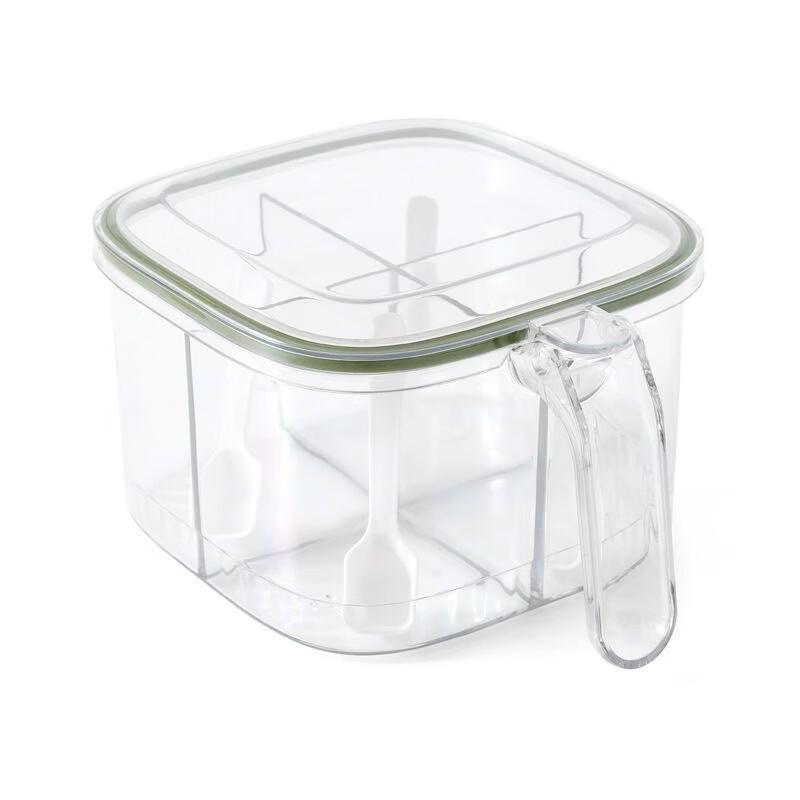Multi-Compartment Kitchen Seasoning Box