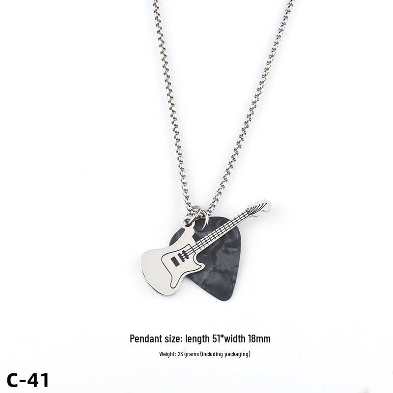 Colier Unisex cu Pandantiv Cruce Stil Hip-Hop - Accesoriu Bijuterie din Oțel Inoxidabil