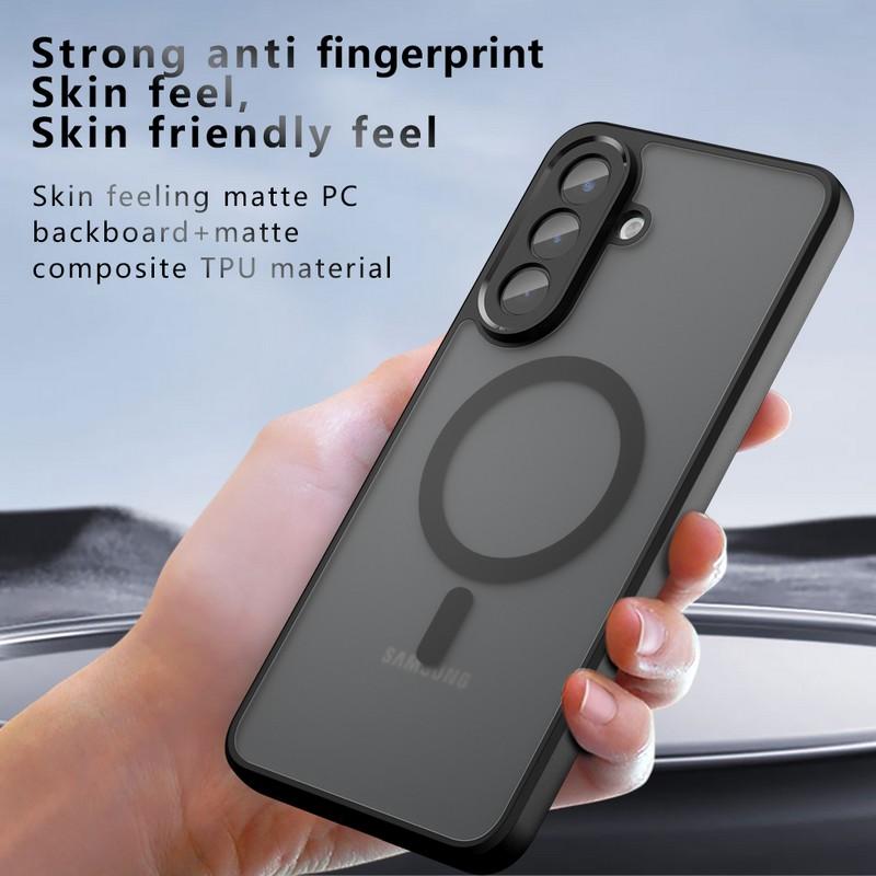 Pro Magsafe Magnetický kryt na telefon Pro Samsung Galaxy A57 A37 A27 A17 A07 A56 A36 A26 A16 A06 A55 A35 A25 A15 A54 A34 A24 A14 Kryt